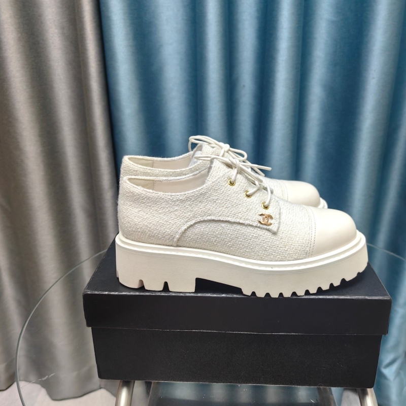Ch*el leather shoes
